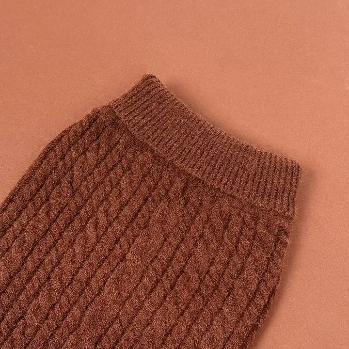 Maglione a trecce - Cioccolata calda