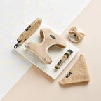 Guinzaglio + Collare  Teddy Beige