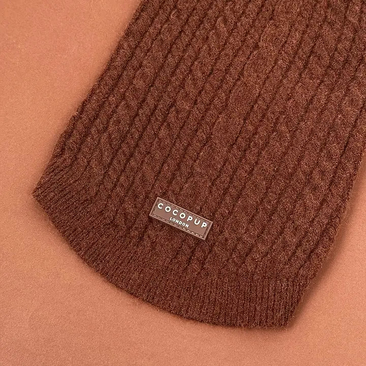 Maglione a trecce - Cioccolata calda