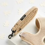 Guinzaglio + Collare  Teddy Beige